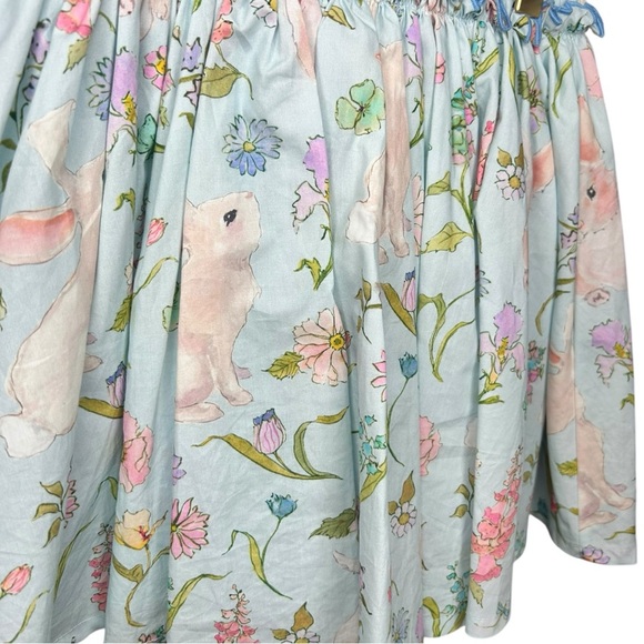 LIKE NEW Pink Chicken Gianna Skirt In Botanical Bunnies - Picture 5 of 10